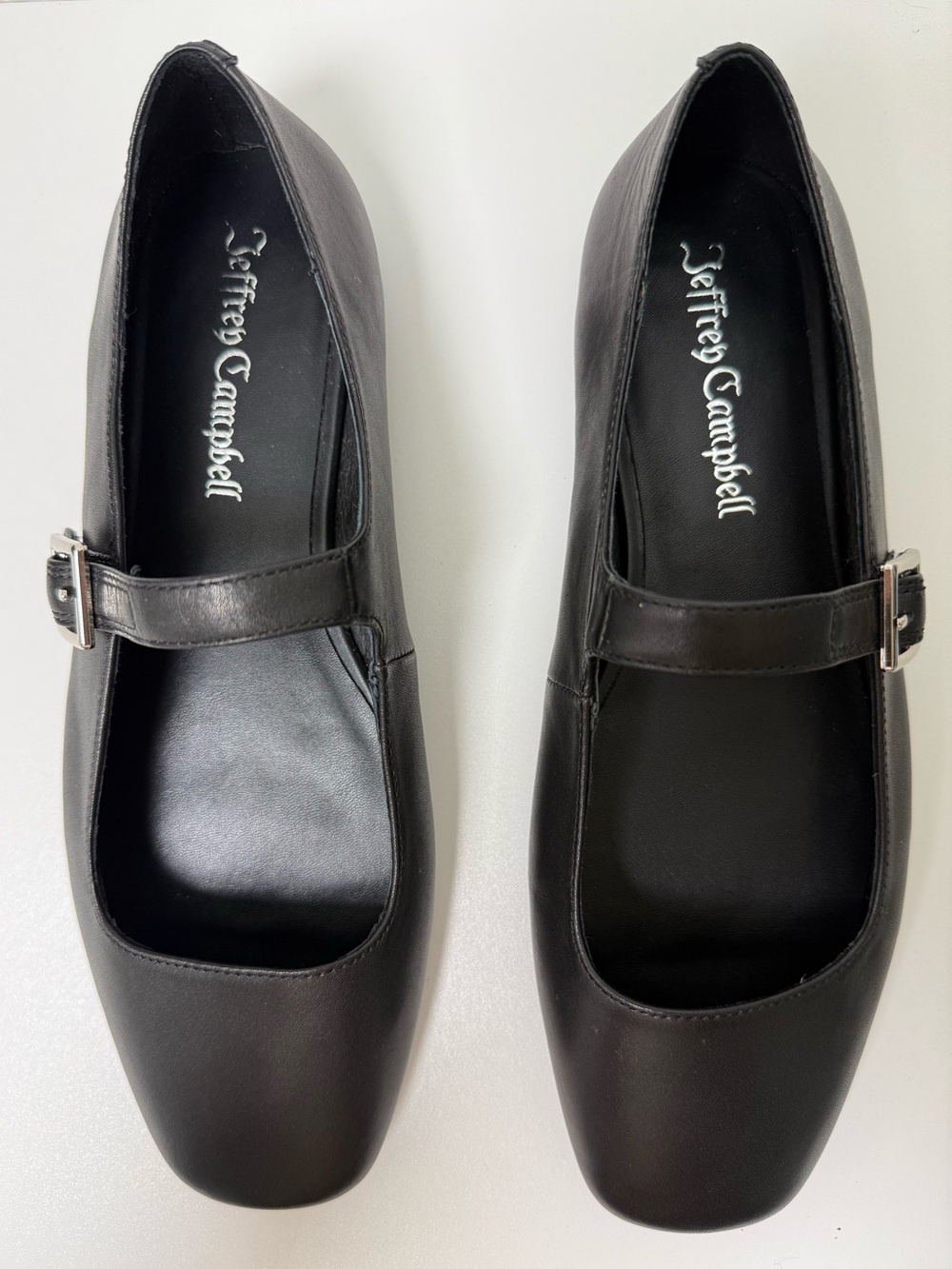 Jeffrey Campbell Black Mary Jane Flats - Picture 3 of 11